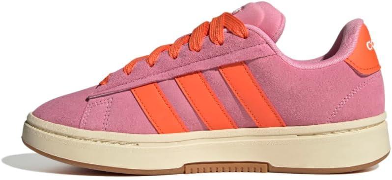 imageadidas Womens Grand Court Alpha 00s SneakersBliss PinkSemi Impact OrangeGum