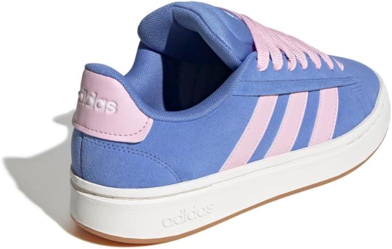 imageadidas Womens Grand Court Alpha 00s SneakersBlue FusionClear PinkGum
