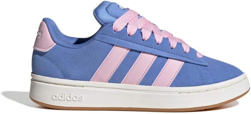 imageadidas Womens Grand Court Alpha 00s SneakersBlue FusionClear PinkGum
