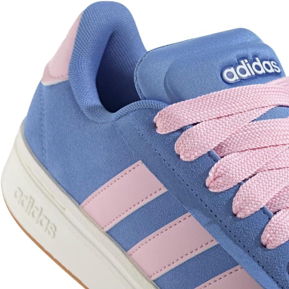 imageadidas Womens Grand Court Alpha 00s SneakersBlue FusionClear PinkGum