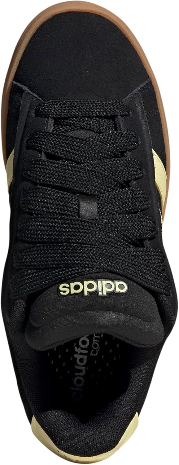 imageadidas Womens Grand Court Alpha 00s SneakersCore BlackAlmost YellowGum