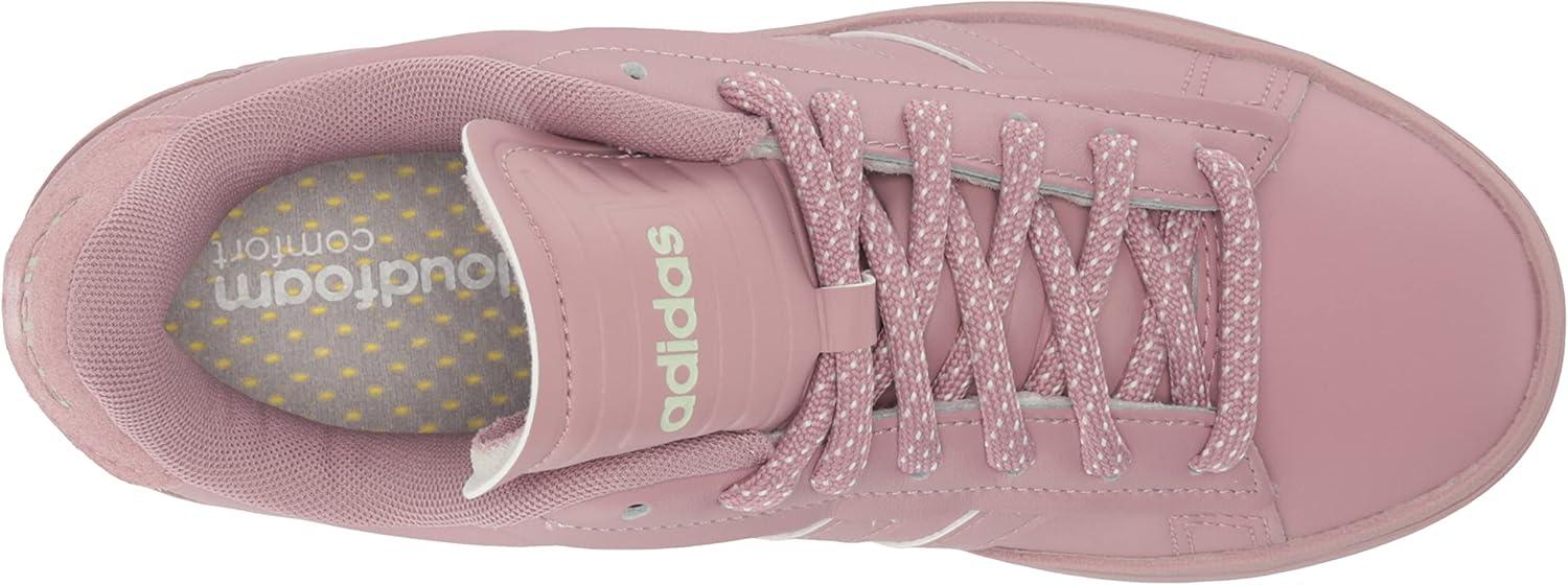 imageadidas Womens Grand Court Alpha 00s SneakersMagic MauveMagic MauveSolar Yellow