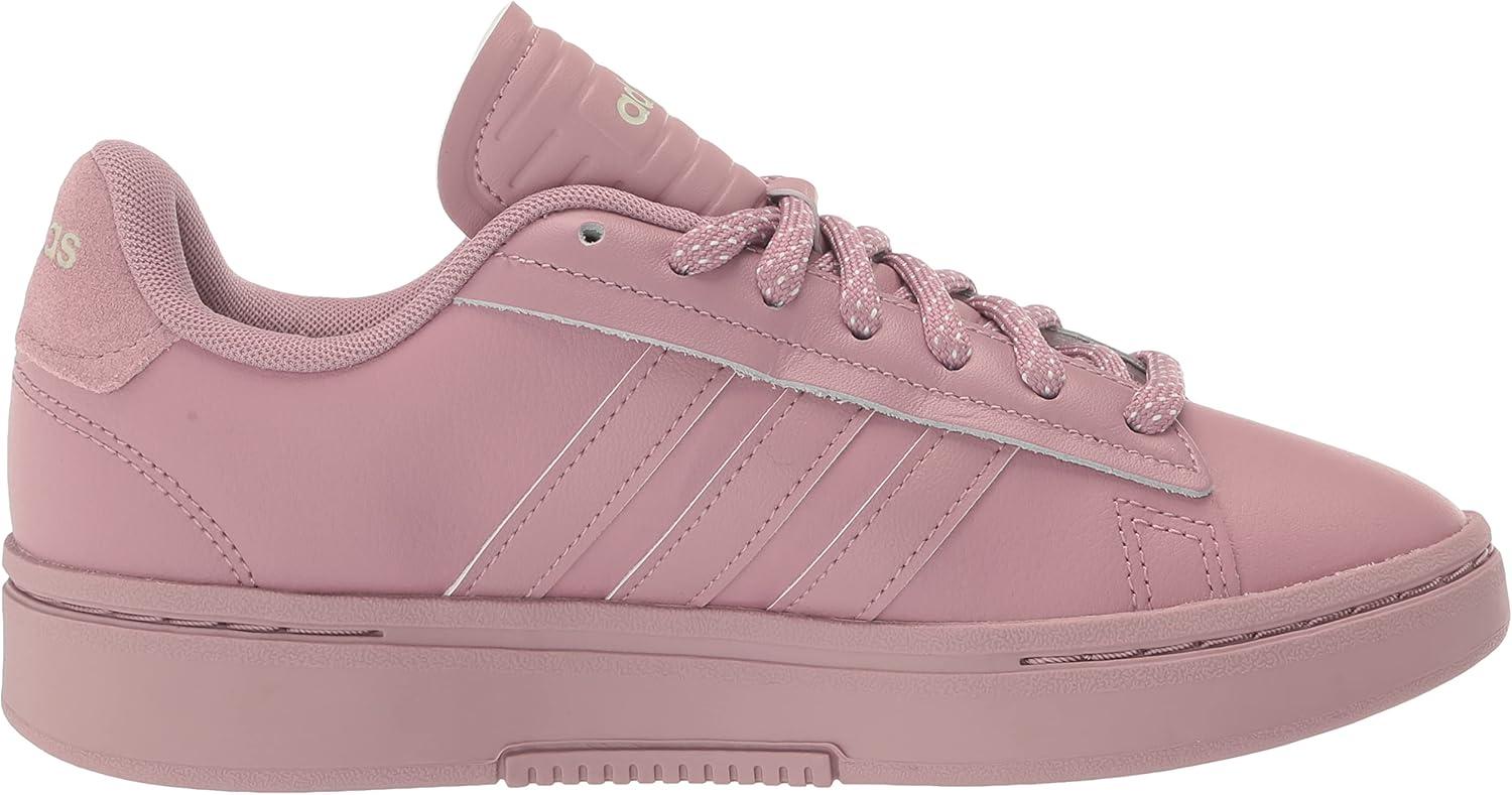 imageadidas Womens Grand Court Alpha 00s SneakersMagic MauveMagic MauveSolar Yellow