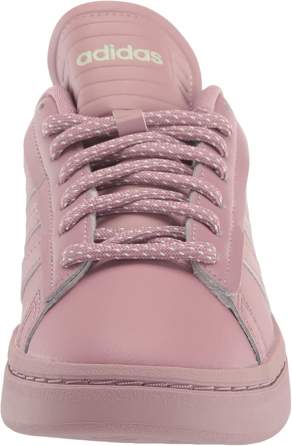 imageadidas Womens Grand Court Alpha 00s SneakersMagic MauveMagic MauveSolar Yellow