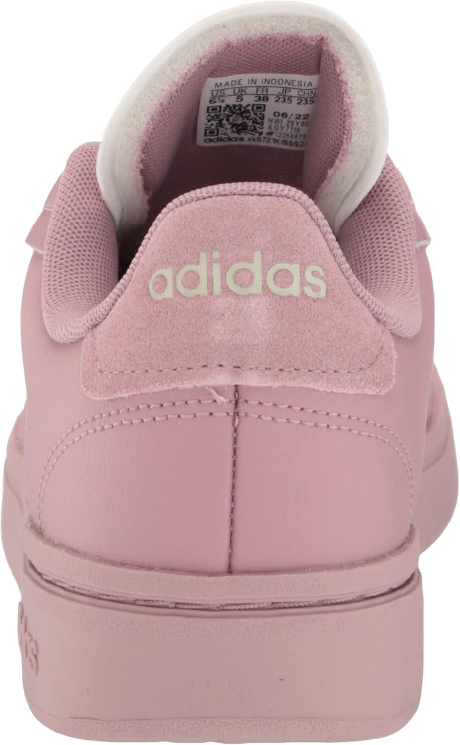 imageadidas Womens Grand Court Alpha 00s SneakersMagic MauveMagic MauveSolar Yellow