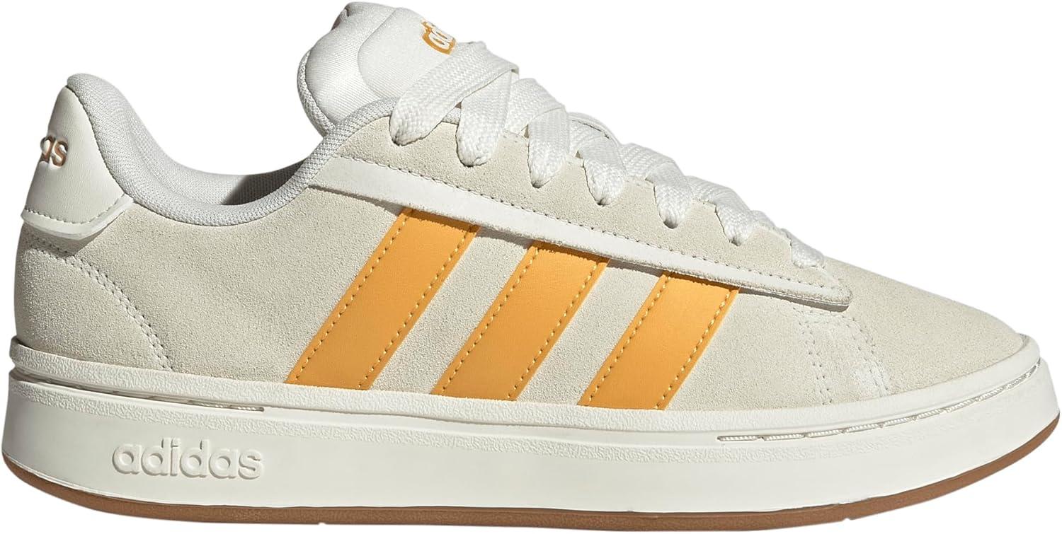 imageadidas Womens Grand Court Alpha 00s SneakersOff WhitePreloved BronzeGum