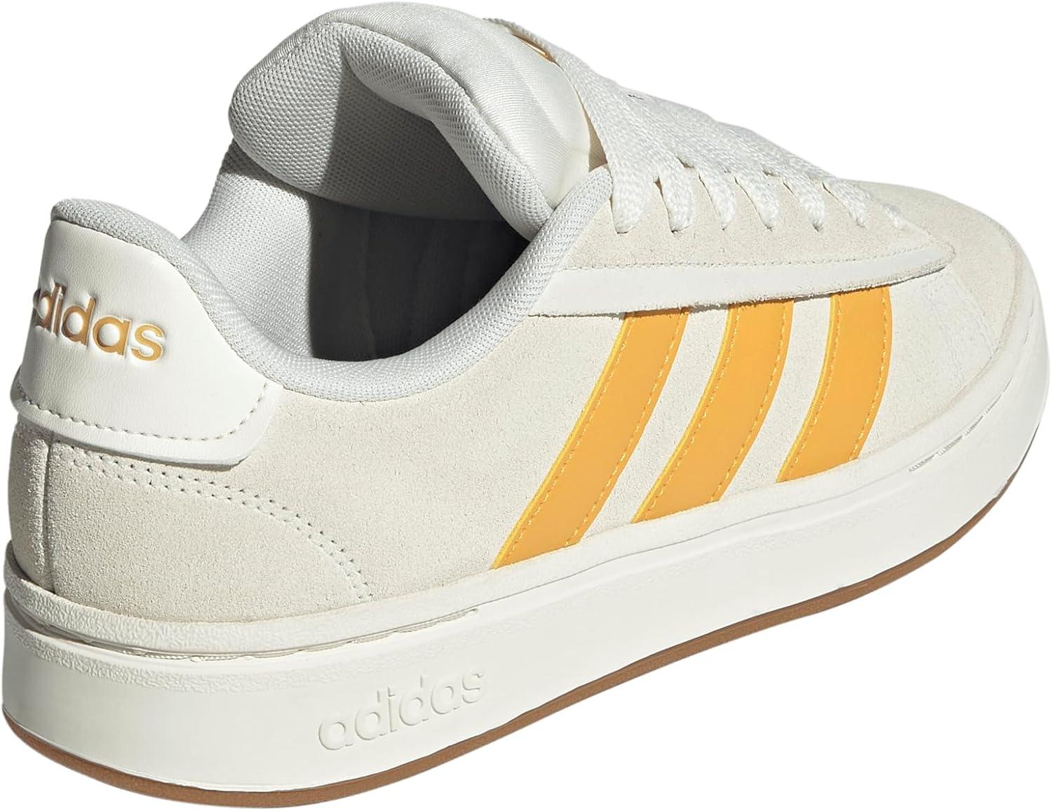 imageadidas Womens Grand Court Alpha 00s SneakersOff WhitePreloved BronzeGum
