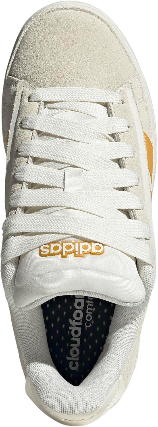 imageadidas Womens Grand Court Alpha 00s SneakersOff WhitePreloved BronzeGum