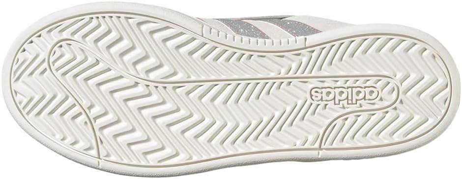 imageadidas Womens Grand Court Alpha 00s SneakersOff WhiteSilver MetallicSemi Pink Spark