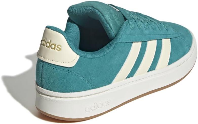 imageadidas Womens Grand Court Alpha 00s SneakersPure TealWarm VanillaGum