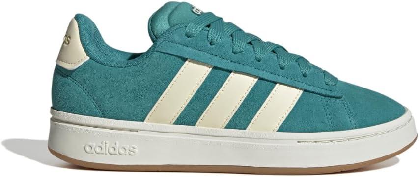imageadidas Womens Grand Court Alpha 00s SneakersPure TealWarm VanillaGum