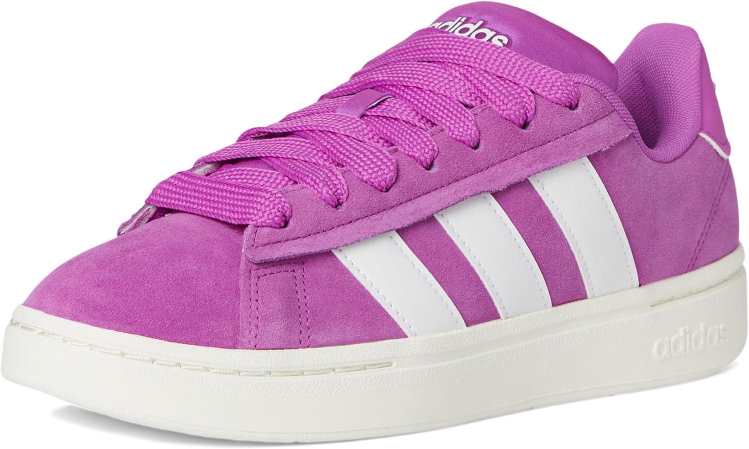 imageadidas Womens Grand Court Alpha 00s SneakersPurple BurstWhitePurple Burst