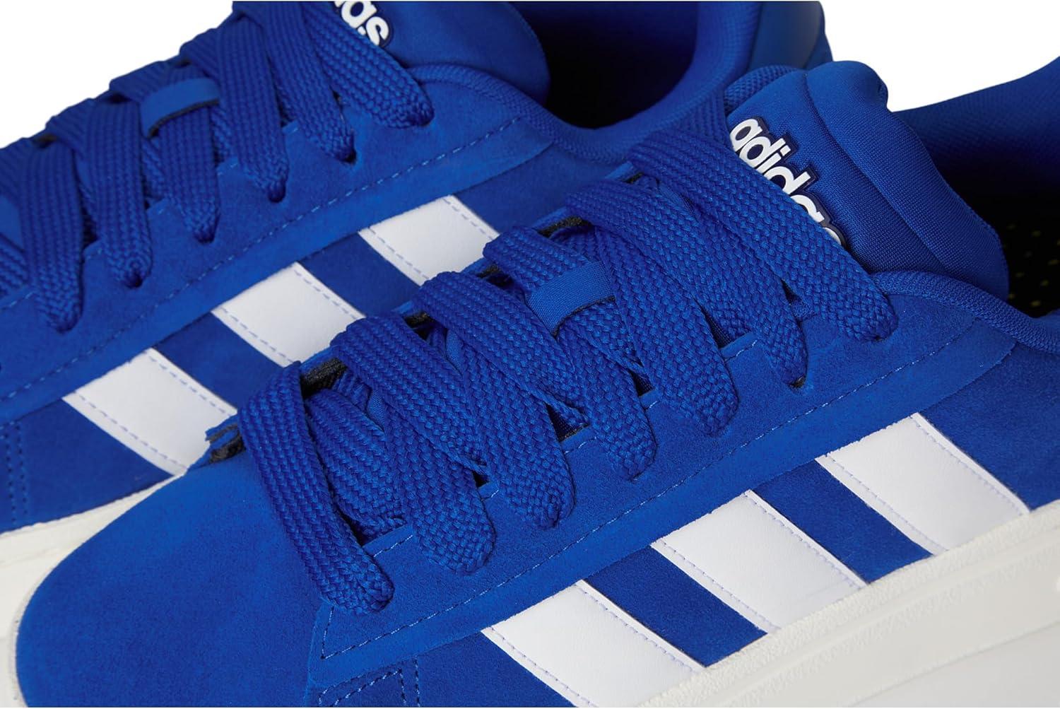 imageadidas Womens Grand Court Alpha 00s SneakersTeam Royal BlueWhiteOff White