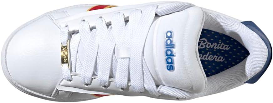 imageadidas Womens Grand Court Alpha 00s SneakersWhitePure RubyTeam Royal Blue
