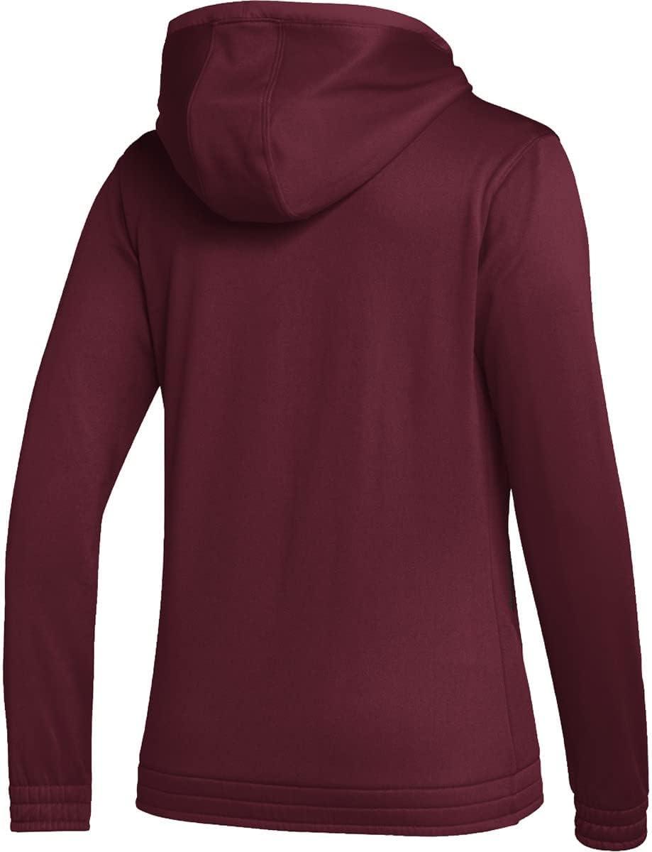 imageadidas unisexadult HoodieTeam Collegiate Burgundymedium Grey Heathersolid Grey