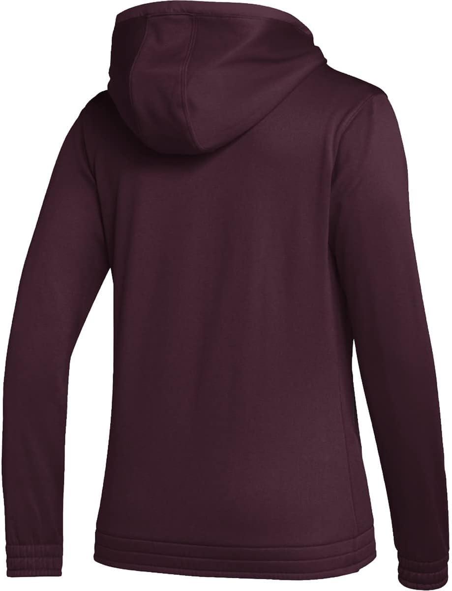 imageadidas unisexadult HoodieTeam Maroonmedium Grey Heathersolid Grey