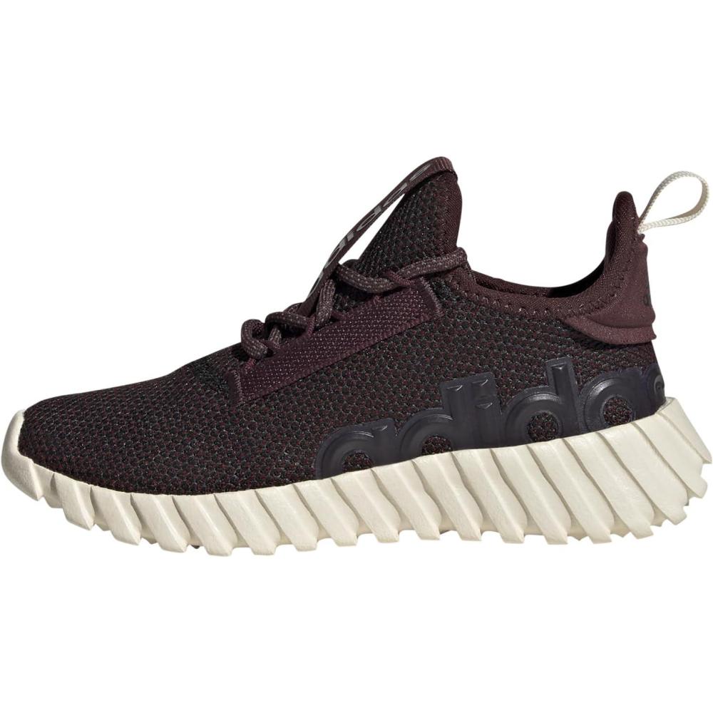 imageadidas Kids Girls Kaptir 30 Lace Up Sneakers Shoes Casual  BlueShadow RedAurora RubyBlack