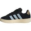 imageadidas Womens Grand Court Alpha 00s SneakersCore BlackWonder BlueGold Metallic
