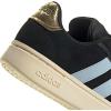 imageadidas Womens Grand Court Alpha 00s SneakersCore BlackWonder BlueGold Metallic