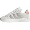 imageadidas Womens Grand Court Alpha 00s SneakersOff WhiteSilver MetallicSemi Pink Spark