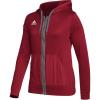 imageadidas unisexadult HoodieTeam Power Redmedium Grey Heathersolid Grey