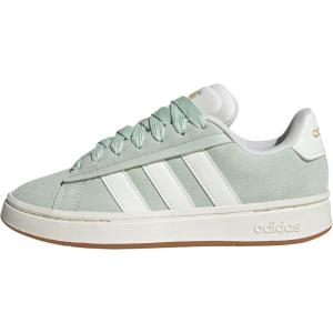 imageadidas Womens Grand Court Alpha 00s SneakersLinen GreenOff WhiteGold Metallic