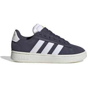 imageadidas Womens Grand Court Alpha 00s SneakersShadow NavyWhiteGold Metallic