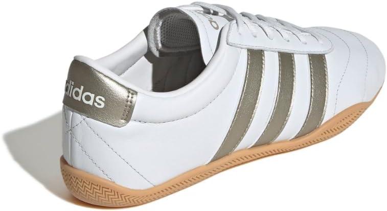 imageAdidas Womens Grand Court LoCrystal WhiteCyber MetallicGum