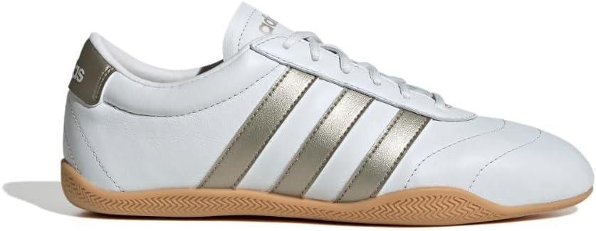 imageAdidas Womens Grand Court LoCrystal WhiteCyber MetallicGum