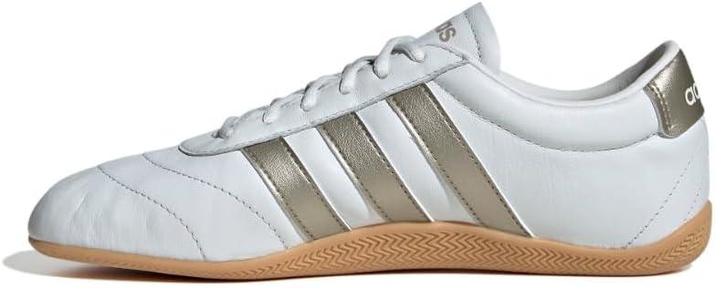 imageAdidas Womens Grand Court LoCrystal WhiteCyber MetallicGum
