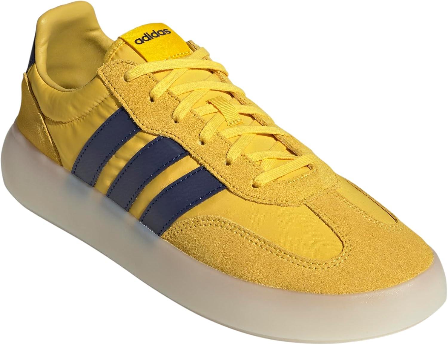imageadidas Mens Barreda Decode ShoesUtility YellowDark BlueOff White