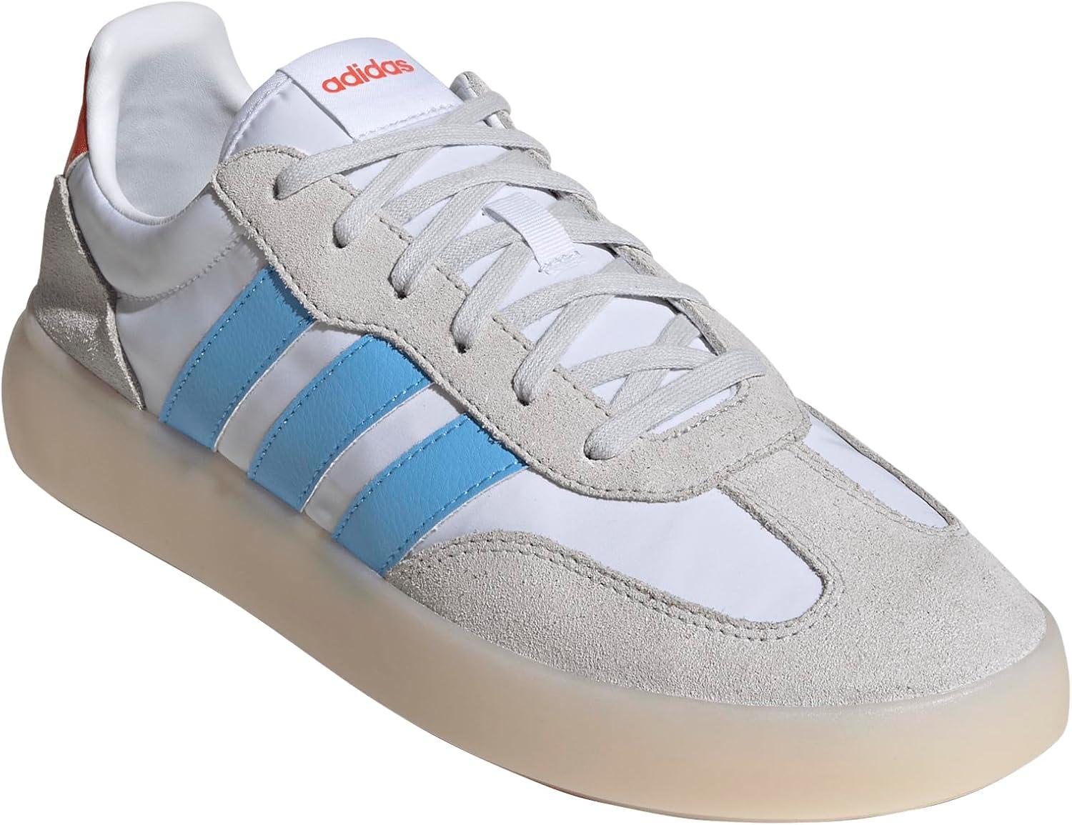 imageadidas Mens Barreda Decode ShoesWhiteSemi Blue BurstSemi Impact Orange