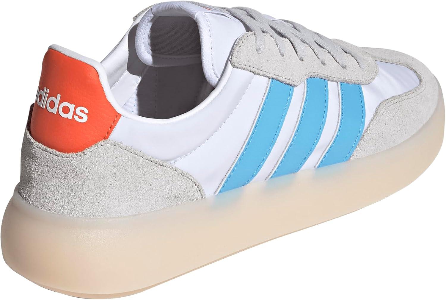 imageadidas Mens Barreda Decode ShoesWhiteSemi Blue BurstSemi Impact Orange