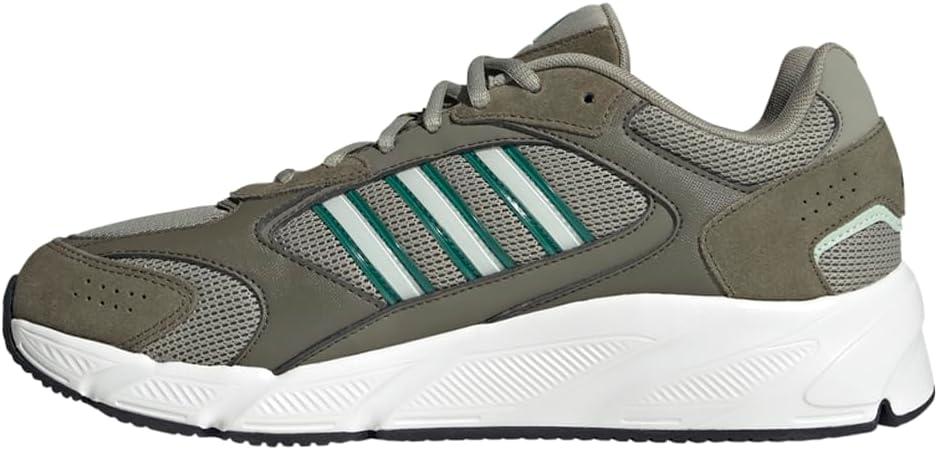 imageadidas Mens CrazyChaos 2000 SneakerSilver PebbleLinen GreenOlive Strata