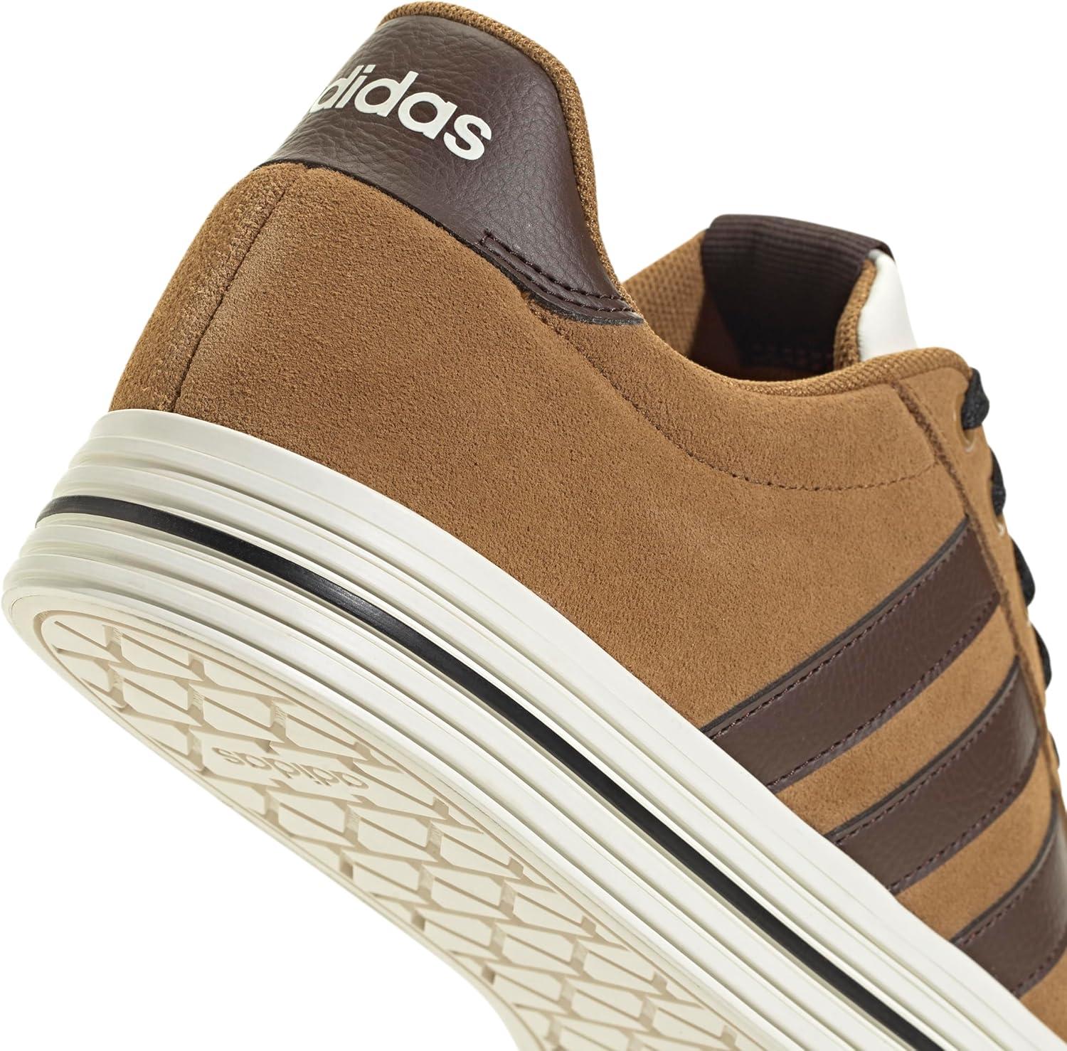 imageadidas Mens Daily 40Bronze StrataDark BrownOff White