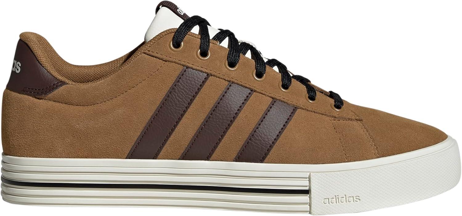 imageadidas Mens Daily 40Bronze StrataDark BrownOff White