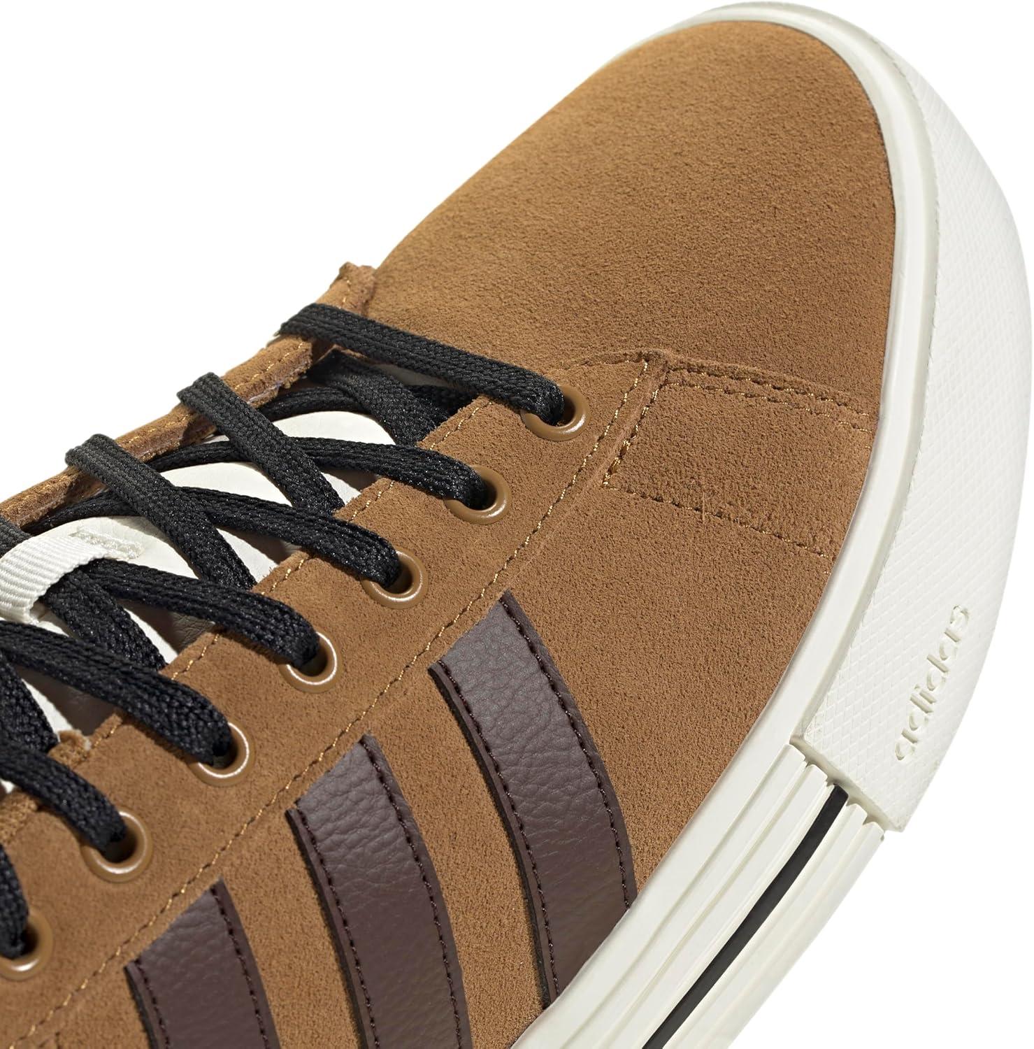 imageadidas Mens Daily 40Bronze StrataDark BrownOff White