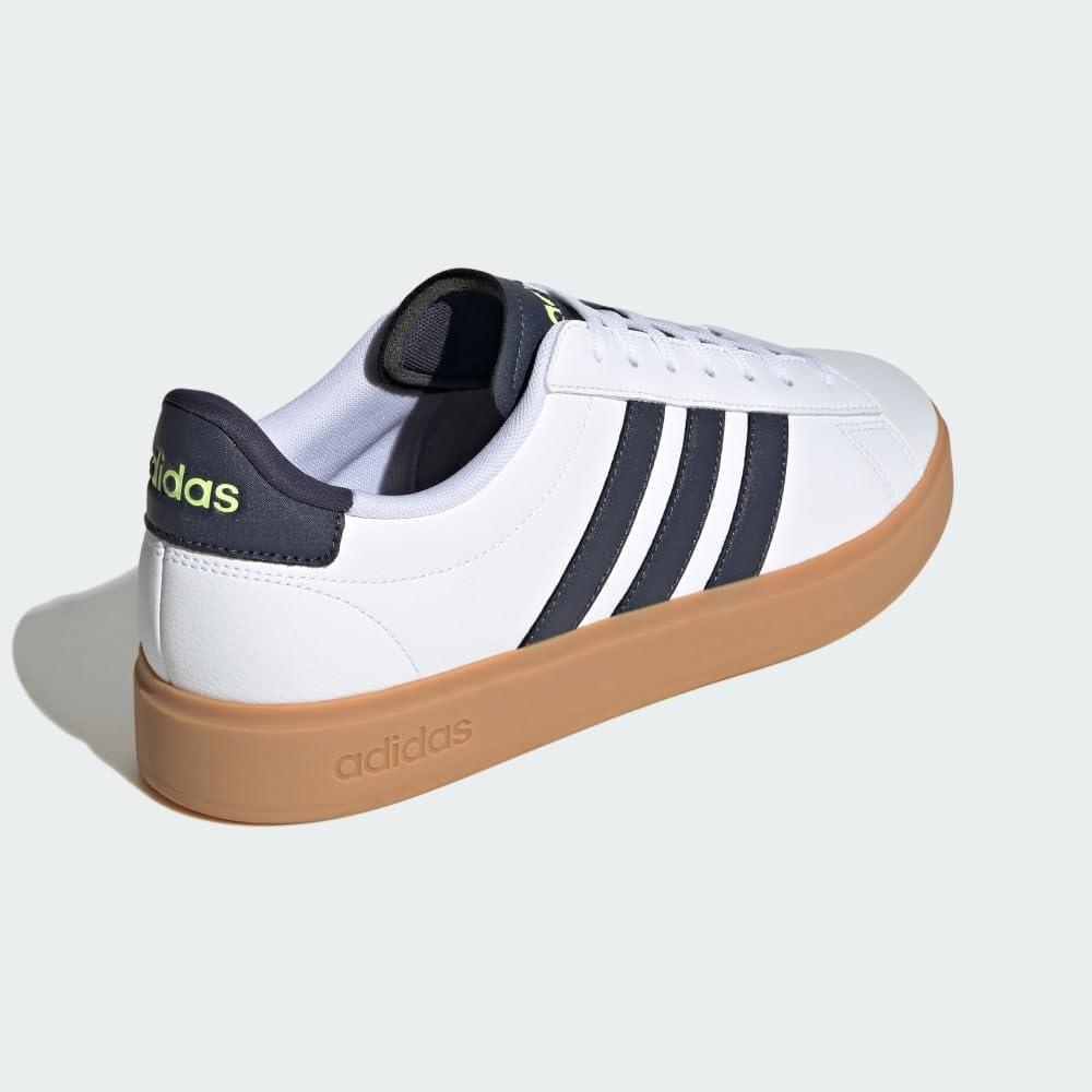 imageadidas Mens Grand Court 20 Tennis ShoeFootwear WhiteShadow NavyGum