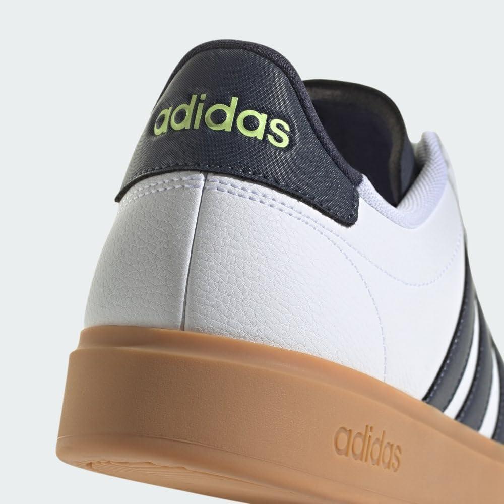 imageadidas Mens Grand Court 20 Tennis ShoeFootwear WhiteShadow NavyGum