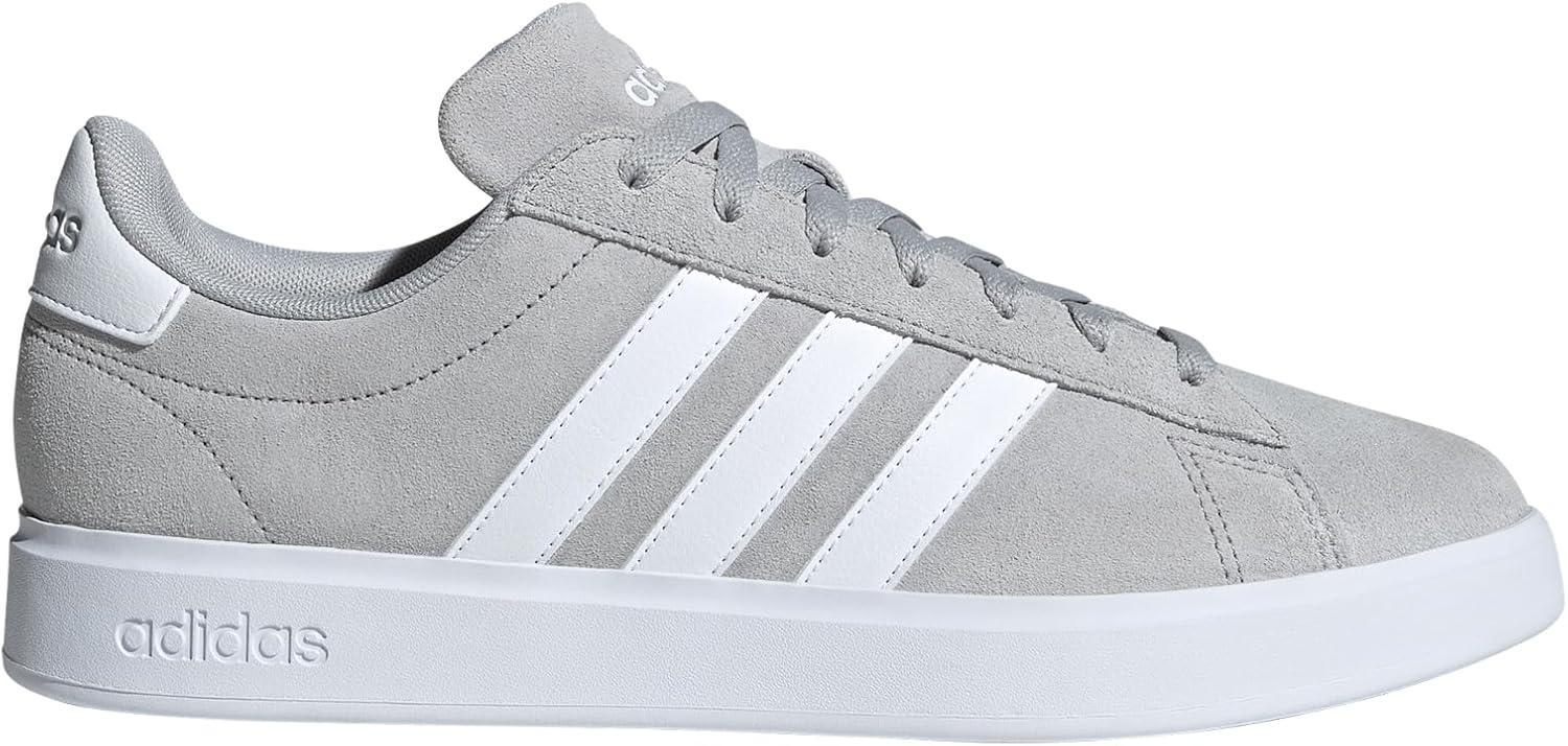 imageadidas Mens Grand Court 20 Tennis ShoeGreyWhiteGrey