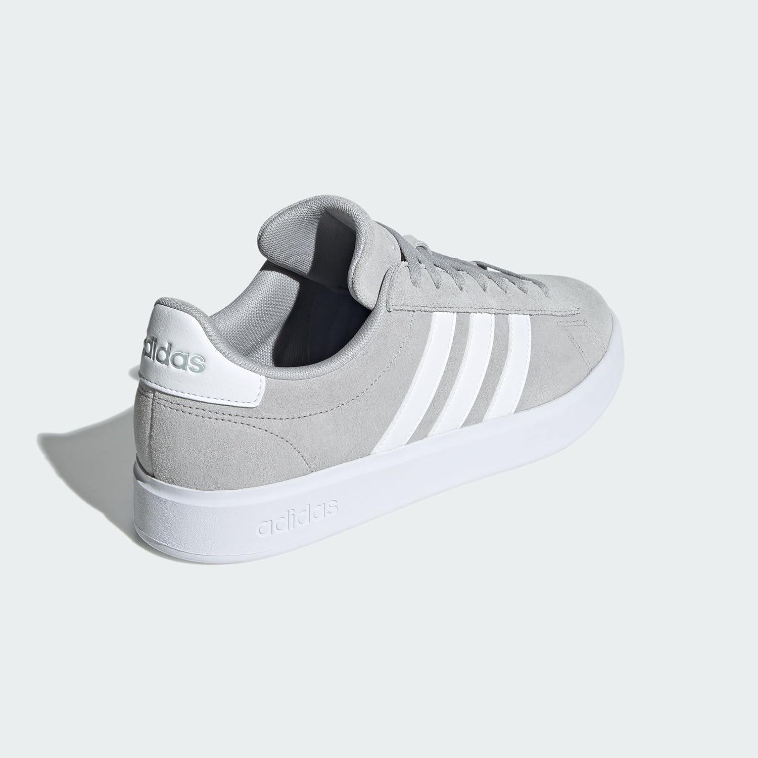 imageadidas Mens Grand Court 20 Tennis ShoeGreyWhiteGrey