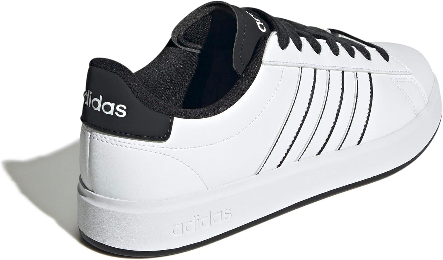 imageadidas Mens Grand Court 20 Tennis ShoeWhiteWhiteBlack