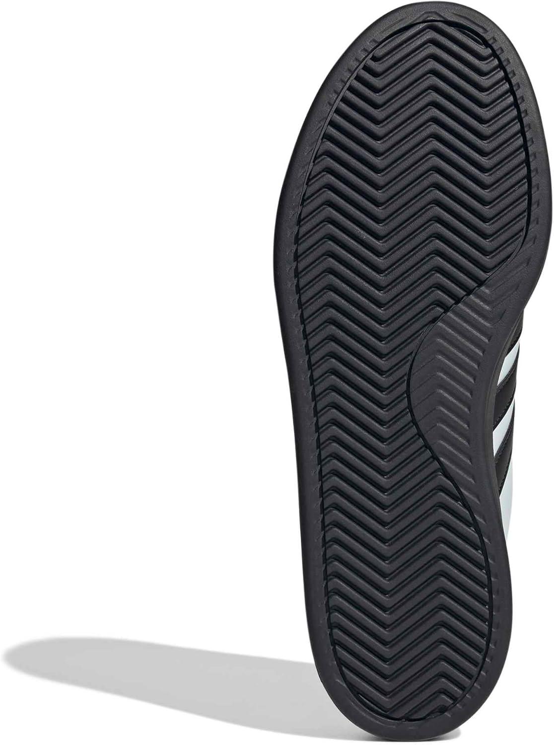 imageadidas Mens Grand Court 20 Tennis ShoeWonder SilverBlackBlack