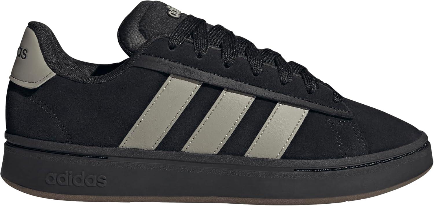 imageadidas Mens Grand Court Alpha ShoesBlackPutty BeigeGum