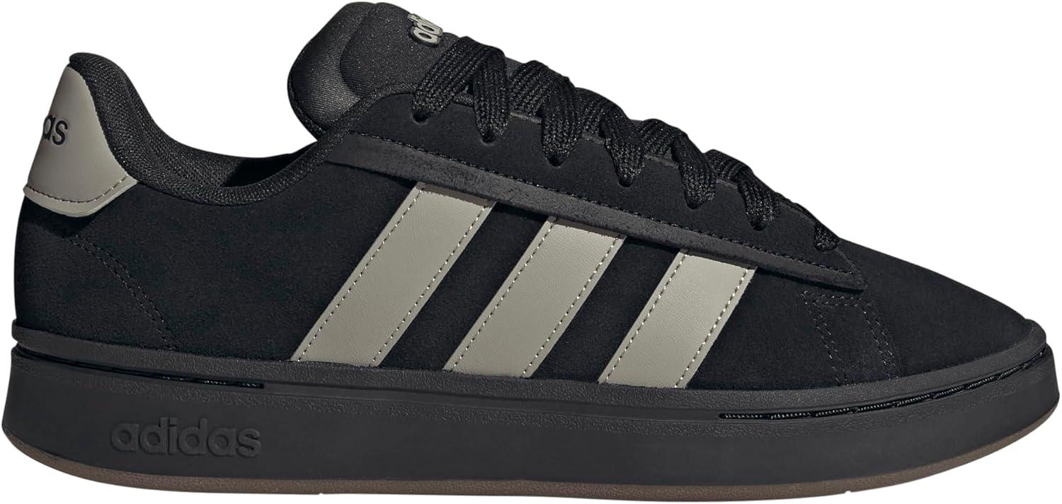 imageadidas Mens Grand Court Alpha ShoesBlackPutty BeigeGum