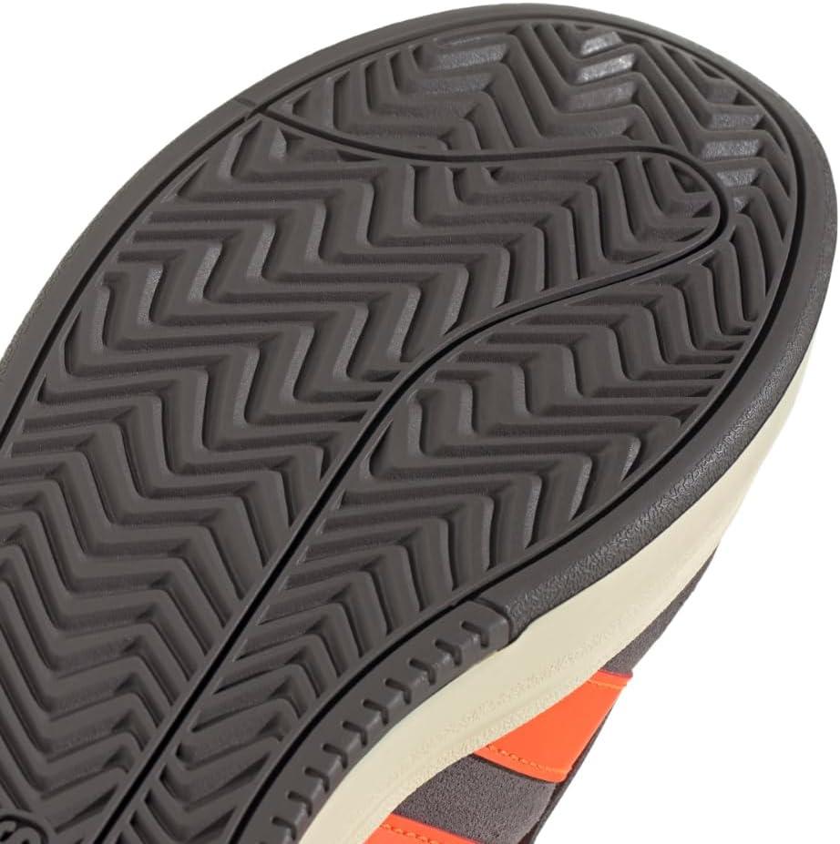imageadidas Mens Grand Court Alpha ShoesCharcoalImpact OrangeWarm Vanilla