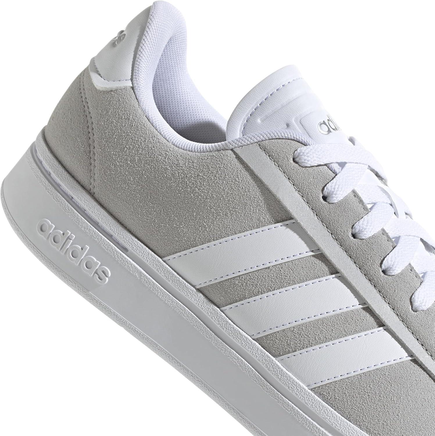 imageadidas Mens Grand Court Alpha ShoesGreyWhiteSilver Metallic