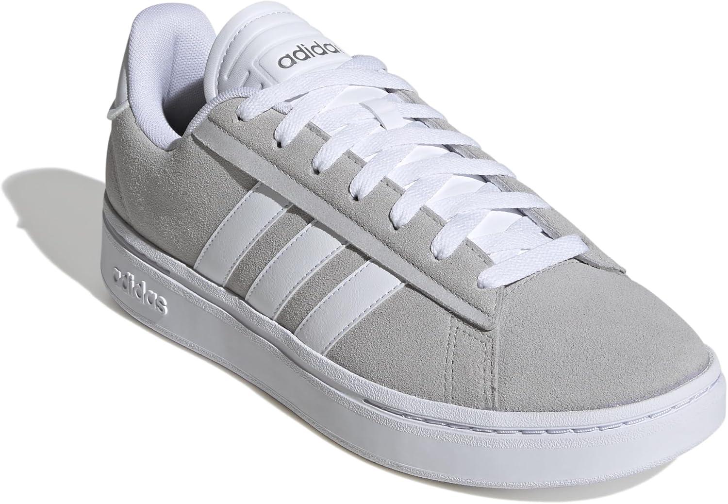 imageadidas Mens Grand Court Alpha ShoesGreyWhiteSilver Metallic