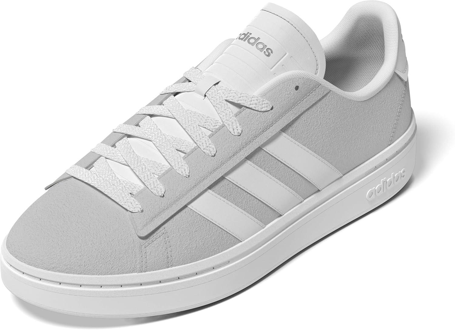 imageadidas Mens Grand Court Alpha ShoesGreyWhiteSilver Metallic