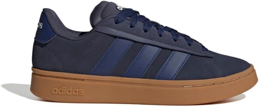 imageadidas Mens Grand Court Alpha ShoesShadow NavyDark PurpleGum